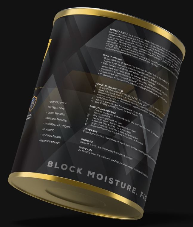 Back of the tin showing the application method and directions for use